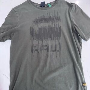 G-Star Men's Tee in Dark Olive
